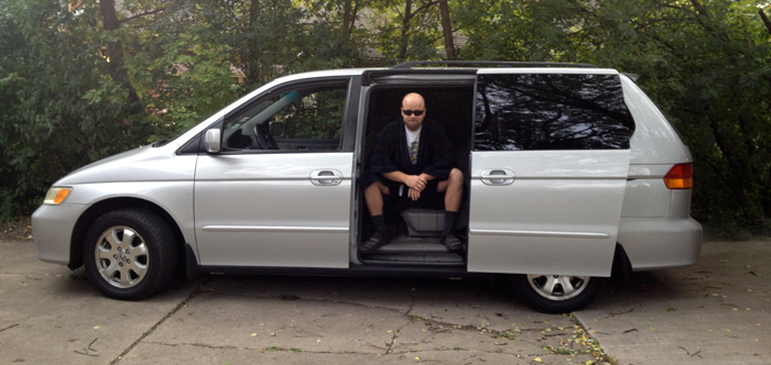 Robert Duffer in the Minivan